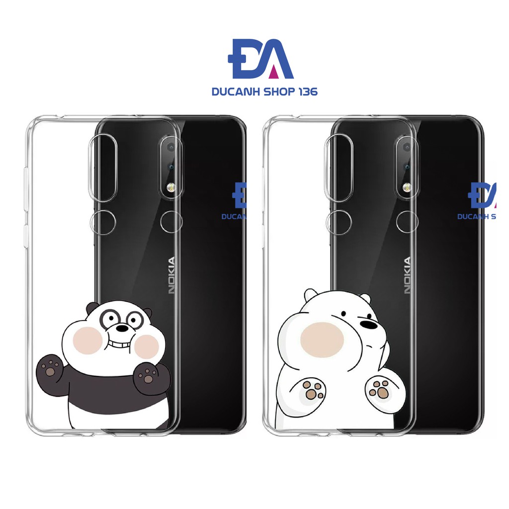 Ốp silicon in hình cute Nokia 5.1 plus / Nokia 6.1 plus / Nokia 8.1 plus /X5/X6/X7