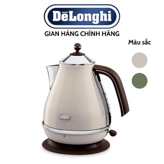 Ấm đun siêu tốc delonghi kbov 2001 bg/gr - hàng chính hãng, bảo hành 2 năm