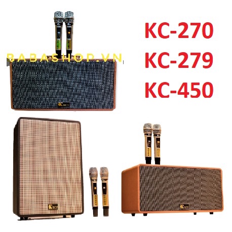 , ,  Loa karaoke xách tay KCBOX KC 270 KCBOX 450, KCBOX 279