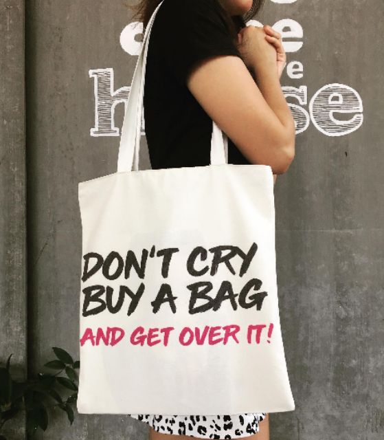 Túi Tote Canvas tự thiết kế độc lạ, size 35x40