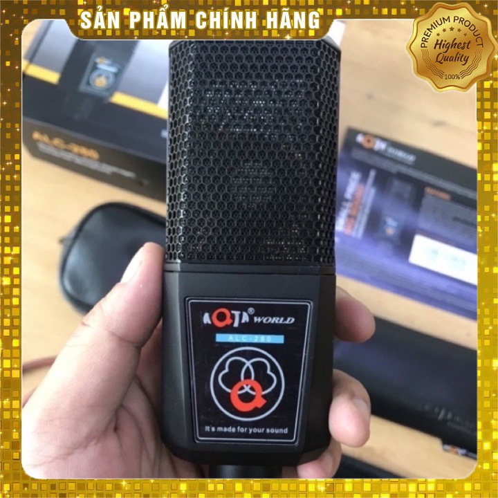 [Mã ELHACE giảm 4% đơn 300K] Mic Thu Âm Livestream AQTA ALC 280 Chính Hãng Bh 6 Tháng