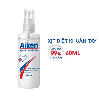 Xịt diệt khuẩn tay Aiken 60ml