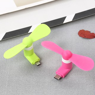 Quạt mini cắm chân sạc sam sung androi