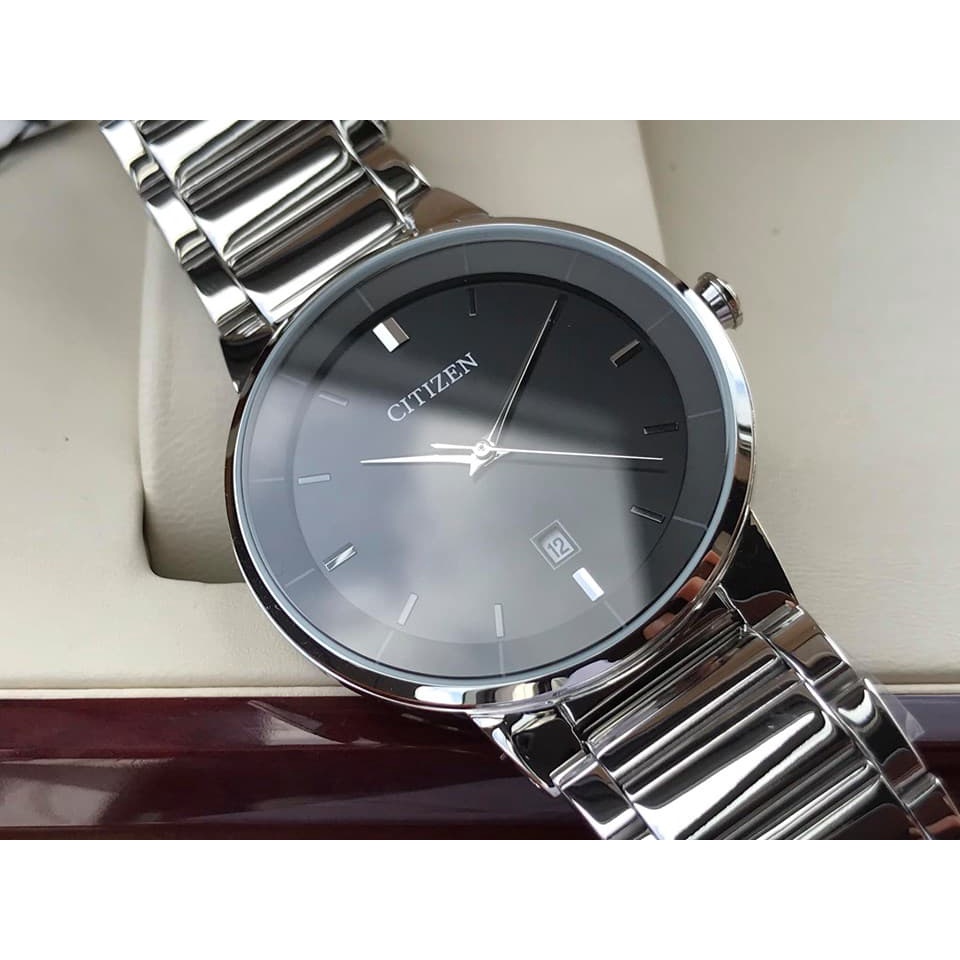 Đồng hồ Nam Citizen Quartz Classic Black Steel - BI5010-59E