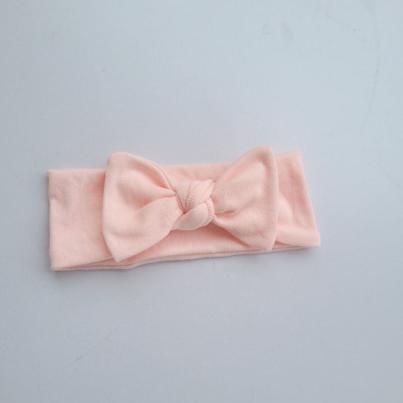 Băng đô turban nơ cho bé vuông chất liệu gân Hàn mềm mịn dễ chịu Chíp chíp shop
