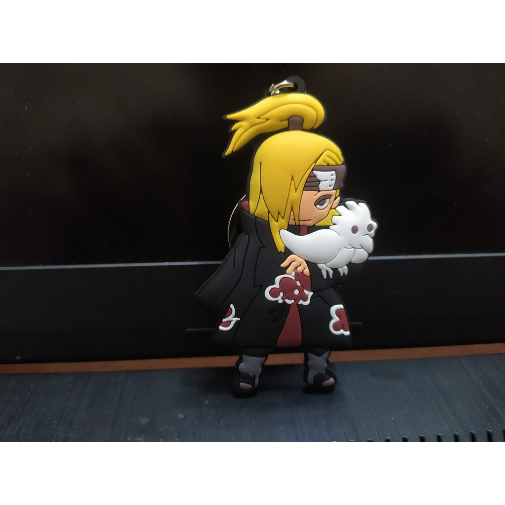 Móc khóa Naruto bản đẹp 2 mặt dày dặn chất liệu Silicone cao cấp 2/2 LOẠI TO