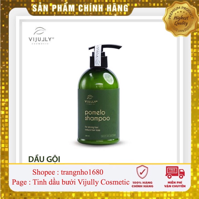Dầu Gội Bưởi Vi Jully Giảm Rụng Tóc, Giúp Tóc Chắc Khoẻ