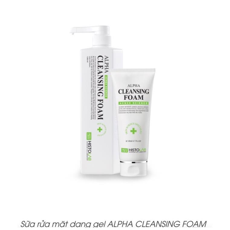 Gel rửa mặt dùng cho da mụn Alpha Cleansing Foam
