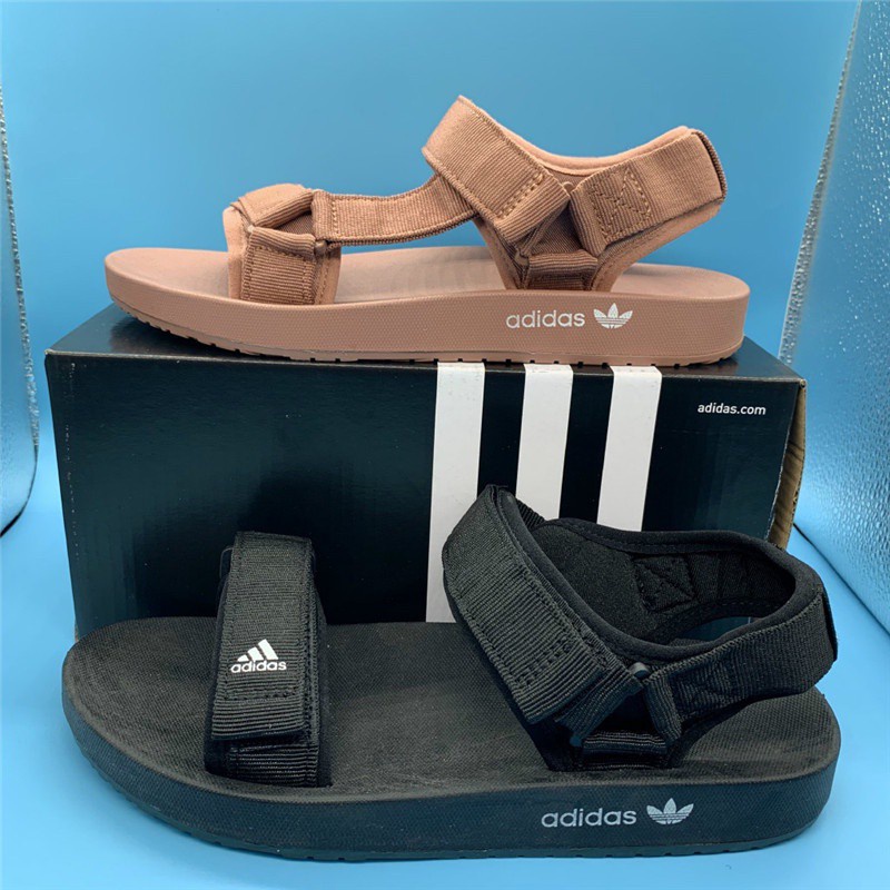 Sandals Adidas đế bằng phong cách cổ điển cho nam và nữ