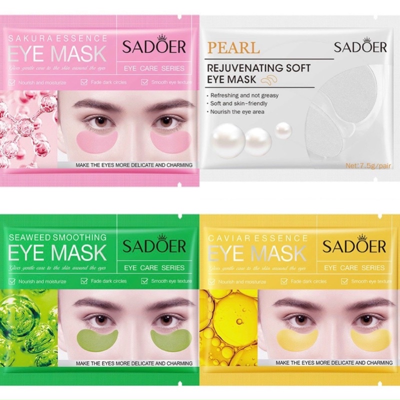 Mặt nạ dưỡng mắt Bioaqua giảm thâm bổ sung collagen