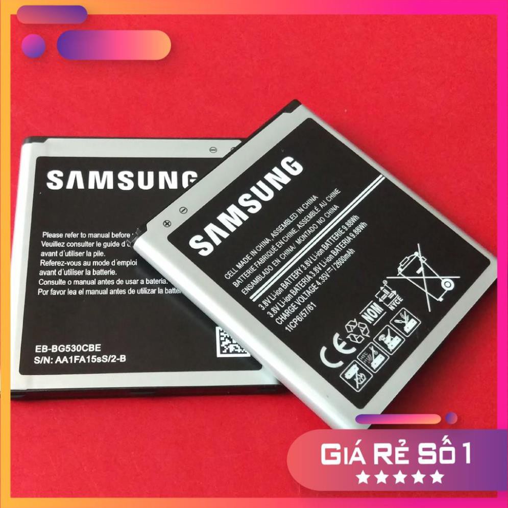 Free ship  Pin Samsung Galaxy Grand Prime G530, J3, J5, J2 Prime, BG530CBE (Xám) - Hàng Nhập Khẩu ZIN Chính Hiệu