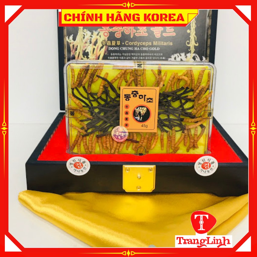 Đông trùng hạ thảo nguyên con hàn quốc hộp 45gr, tranglinhkorea