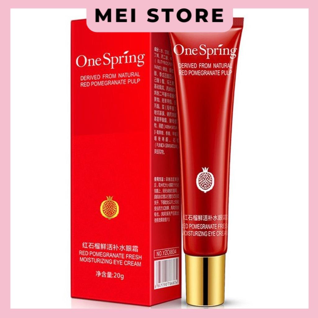 Tuýp Kem Dưỡng Xóa Thâm Quầng Mắt Lựu Đỏ One Spring Cải Thiện Nếp Nhăng 20g