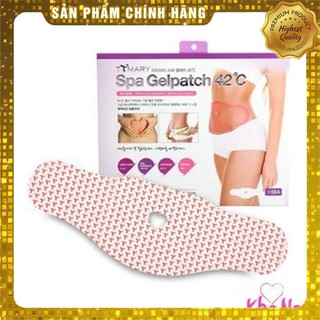 HOT Miếng dán giảm mỡ bụng 42 độ C Spa Gelpatch chính hãng