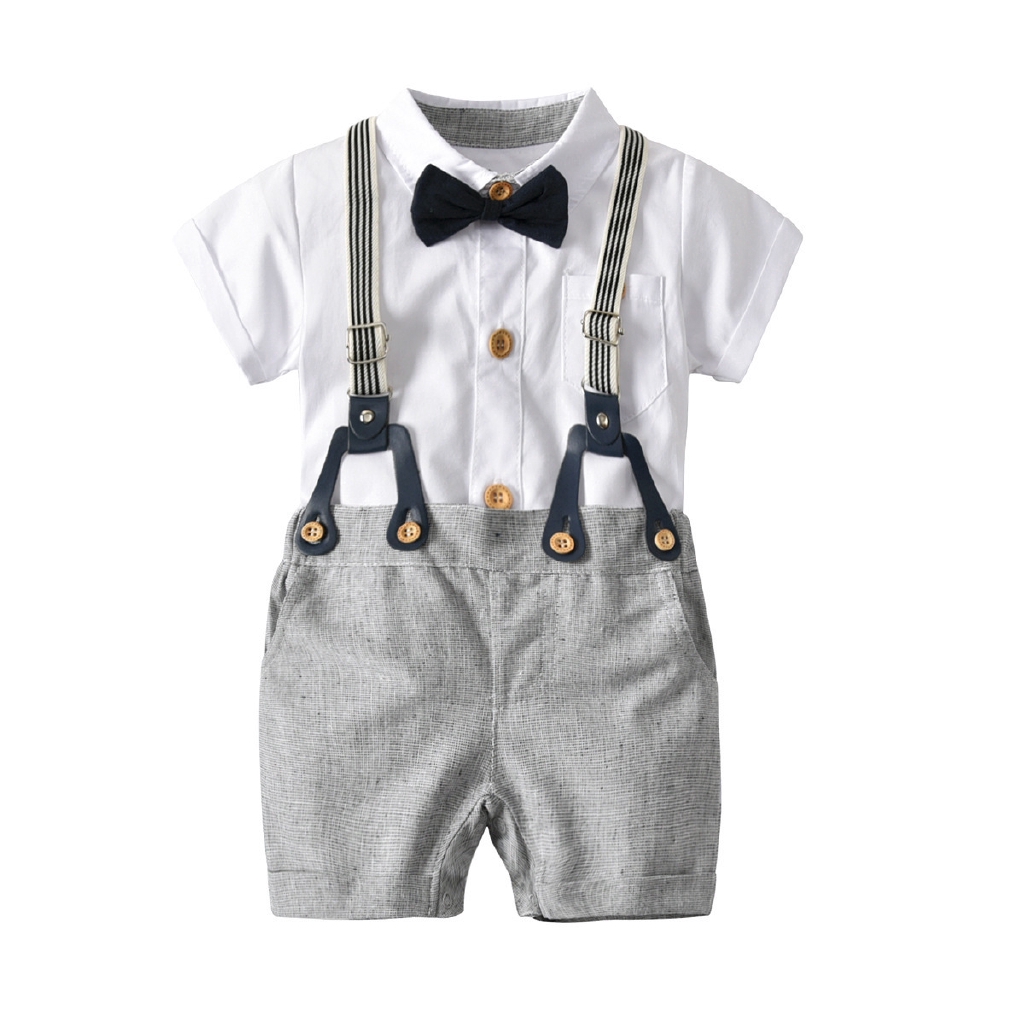 Bộ Áo Vest + Quần Dài Lịch Lãm Cho Bé Trai