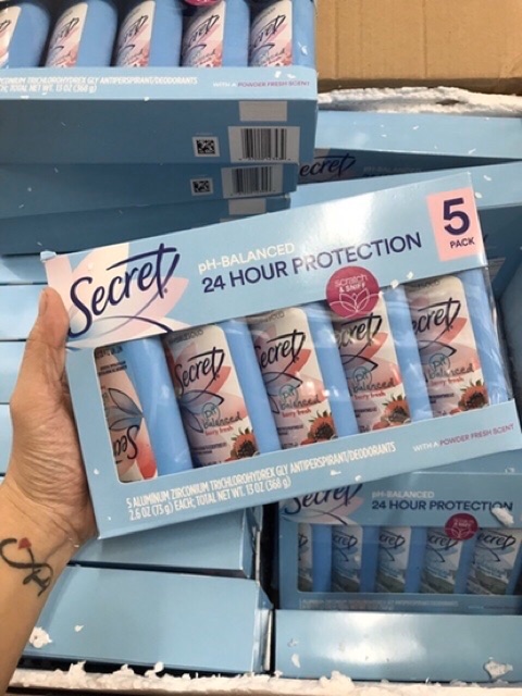 [Mã COS2704 giảm 8% đơn 250K] LĂN KHỬ MÙI DẠNG SÁP DÀNH CHO NỮ SECRET PH BALANCED POWDER FRESH 24H Mỹ 73g | BigBuy360 - bigbuy360.vn