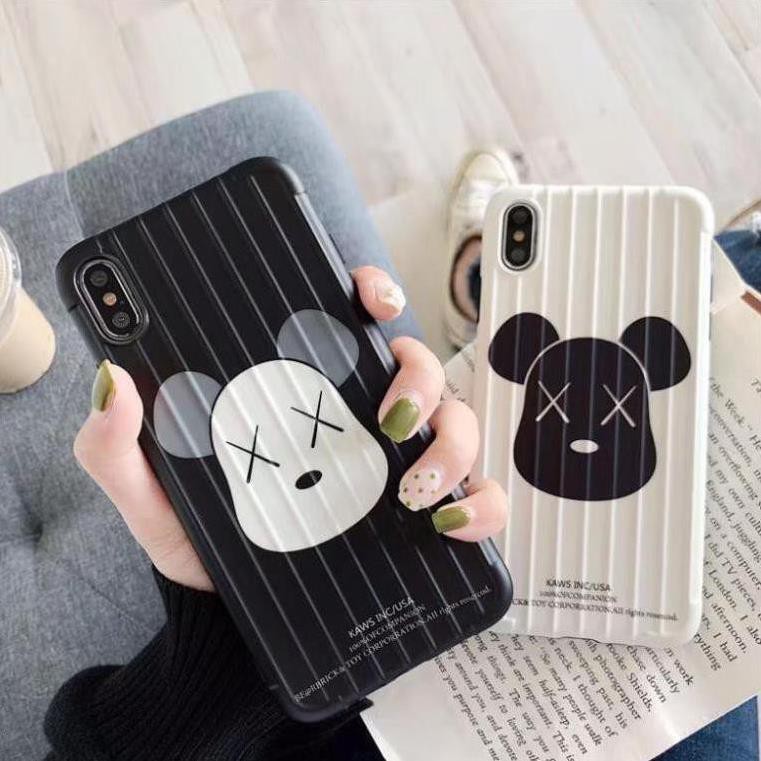 Ốp Lưng Iphone Sọc Gấu Kaws  "Hàng trưng bày" TPHCM