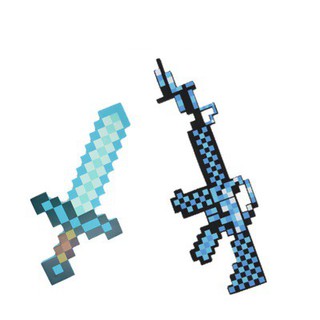 Combo Kiếm Súng Minecraft Diamond Hàng Chính Hãng