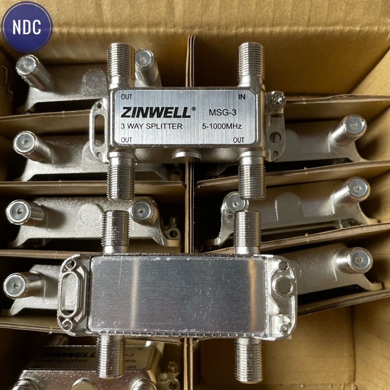 [ZINWELL-Đài Loan]Bộ Chia 2, 3, 4, 6, 8 CHT Chia Cáp, Chia Anten KTS