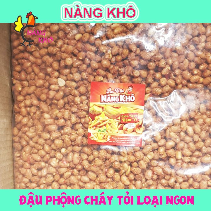 Sỉ 5 kí đậu phộng cháy tỏi ớt loại 1 ( Giòn ngon - Đậm vị )
