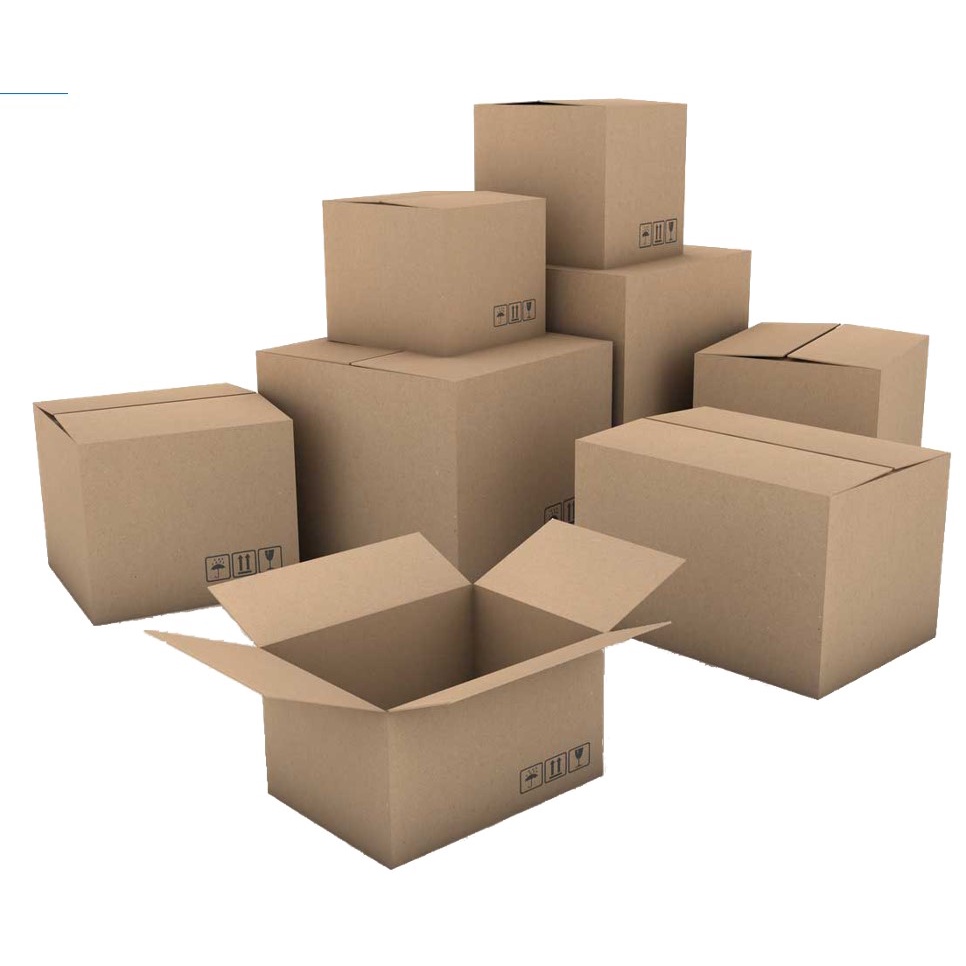 Hộp carton đóng hàng 20x10x10 hộp giấy gói hàng thung hcm H07