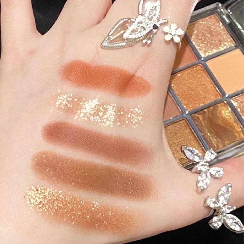 Bảng Phấn Mắt 9 Màu Chống Thấm Nước Và Lâu Trôi Cao Cấp