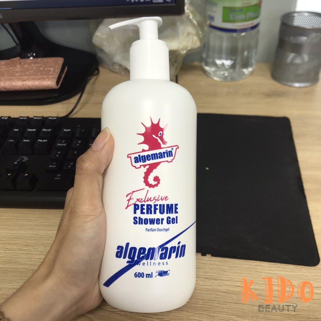 Sữa tắm nước hoa cá ngựa ALGEMARIN Cá Ngựa Exclusive Perfume  - hàng Đức