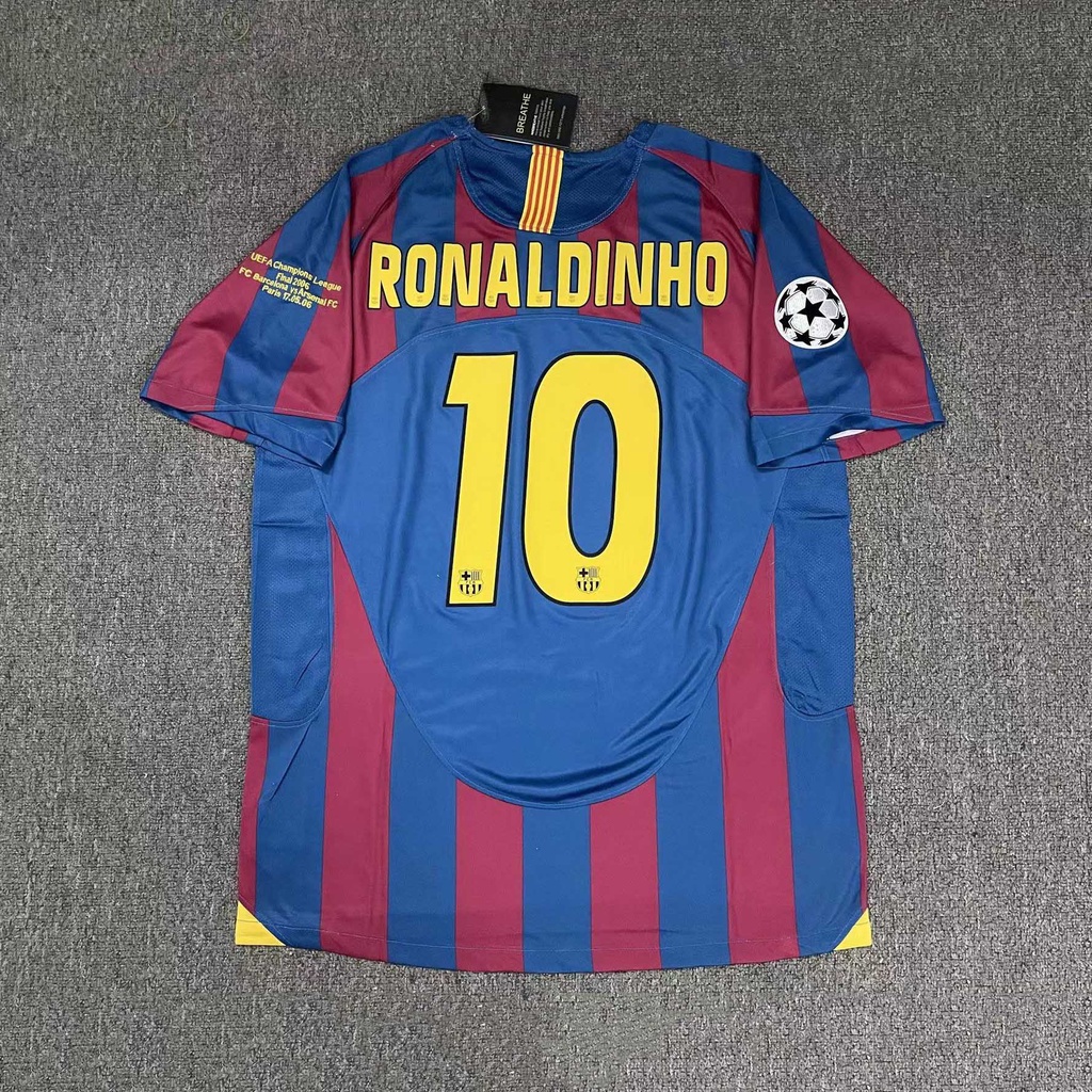 Áo Thun Thể Thao Đội Tuyển Barcelona 05-06/06-07 Barcelona Phong Cách retro