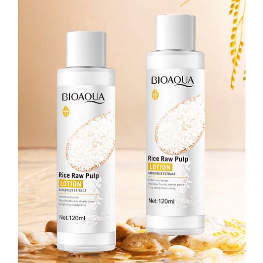 Lotion Chiết Xuất Gạo Bioaoua Tinh Chất Dưỡng Ẩm Chăm Sóc Da Mặt