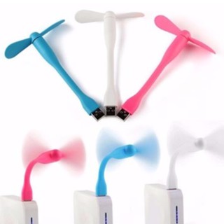 Quạt mini cắm cổng USB - cắm Sạc dự phòng 2 cánh rời