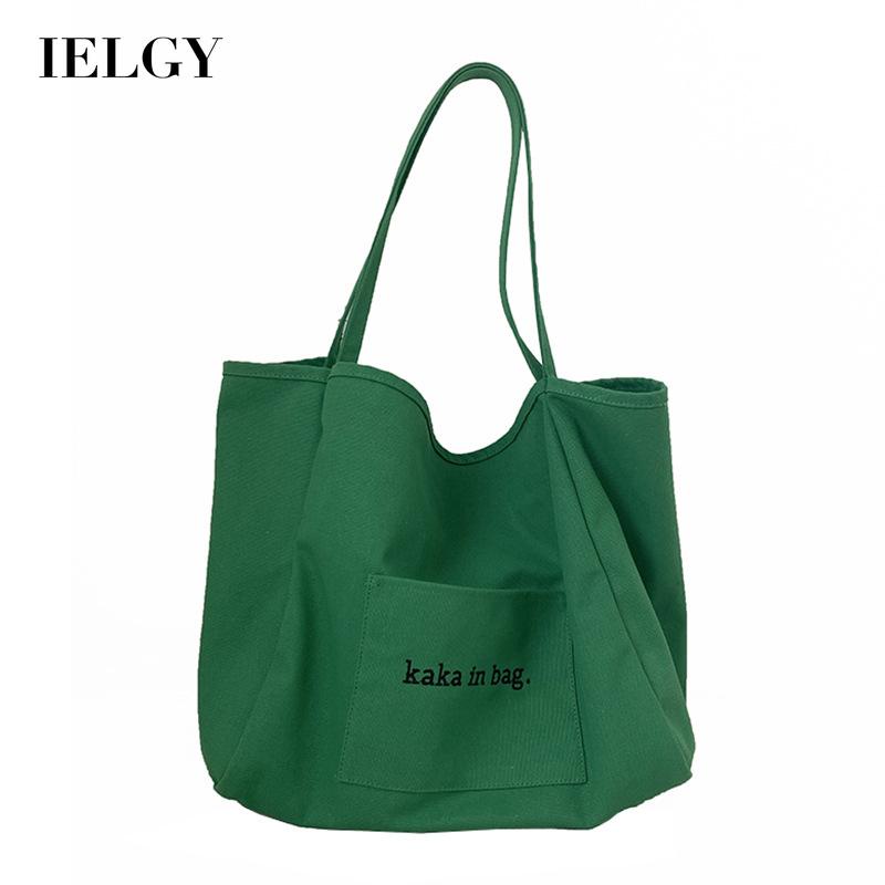 IELGY Túi Xách Canvas Sức Chứa Lớn Thời Trang Cho Nữ