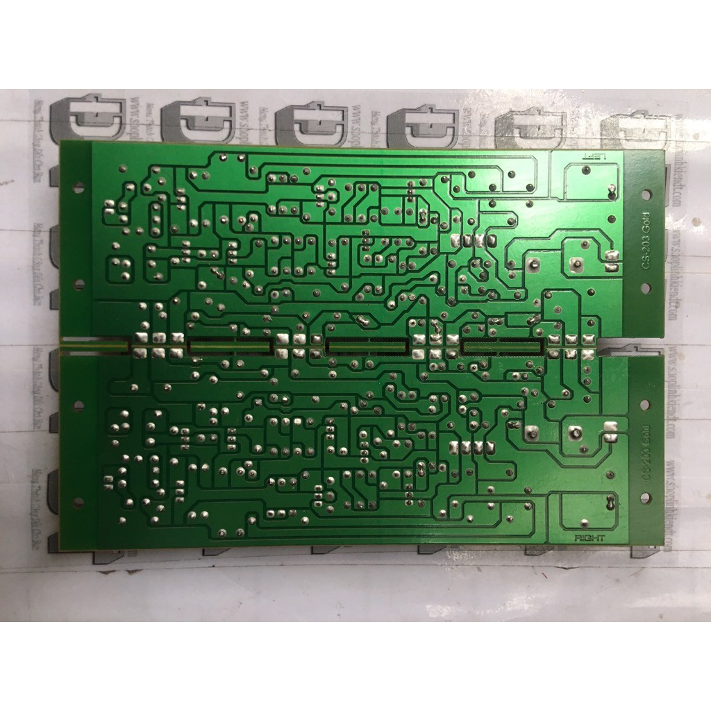 Board Công suất amply 8 sò dùng transistor