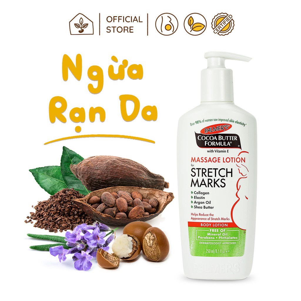 Lotion Palmer's Ngăn Ngừa Và Làm Giảm Rạn Da Khi Mang Thai 250ml