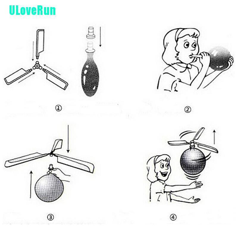 1 Máy Bay Trực Thăng Bong Bóng Cho Bé