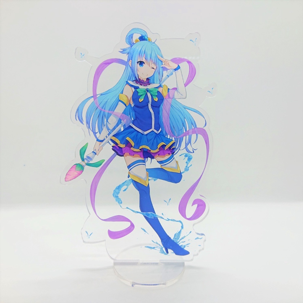 Tượng mica Standee anime Aqua - Konosuba