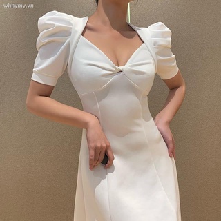 Đầm tay phồng phong cách âu mỹ thời trang mùa hè cho nữ