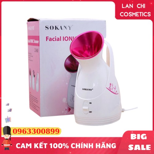 Máy xông tinh dầu siêu âm Sokany cao cấp dung tích 50ml xông mũi họng chăm sóc da mặt siêu tiết kiểm - bảo hành chính hã
