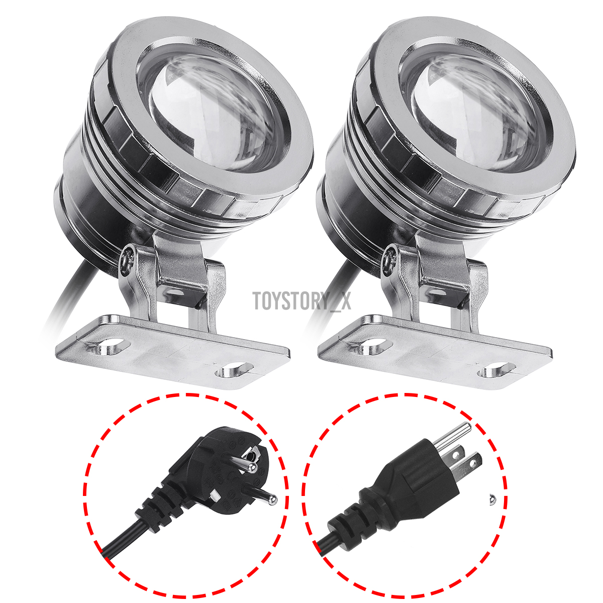 Đèn Led Chiếu Điểm Dưới Nước 20w Kèm Remote Điều Khiển