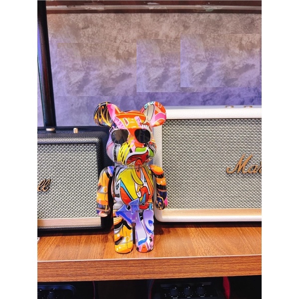 Loa Bluetooth Gấu Bearbrick , Loa bluetooth Gấu Mini B5 Màu Sắc Sang Chảnh decor siêu đẹp