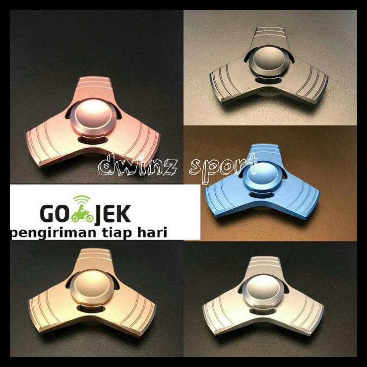 Con Quay Đồ Chơi Fidget Spinner Bằng Kim Loại Nhôm Cao Cấp