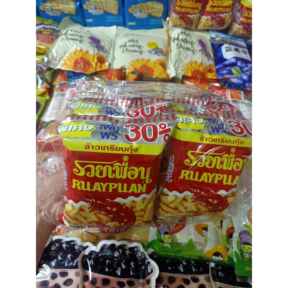[HÀNG THÁI LAN CHÍNH HÃNG] Oshi/Bimbim Con Tôm Đỏ 🦐 - Oshi/Bimbim nhập khẩu Thái Lan - Snack Thái - Đồ ăn vặt Siêu ngon