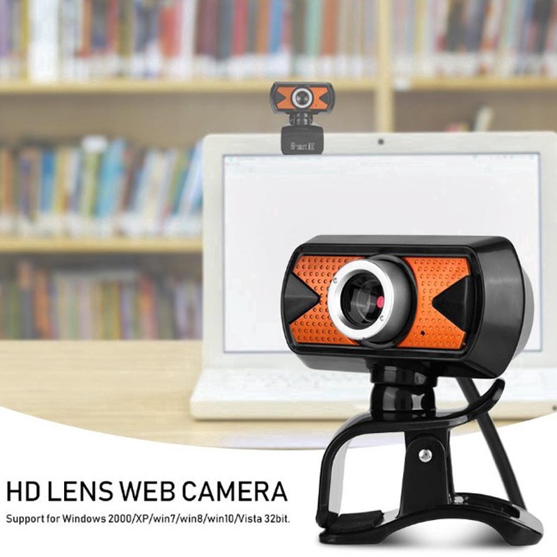 Webcam Usb Hd Kèm Mic Cho Máy Tính Laptop
