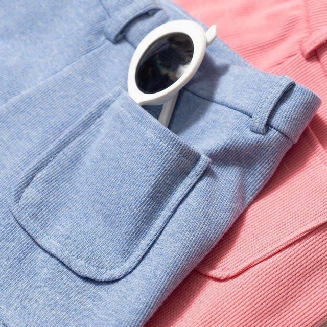 Quần short thun dún bèo
