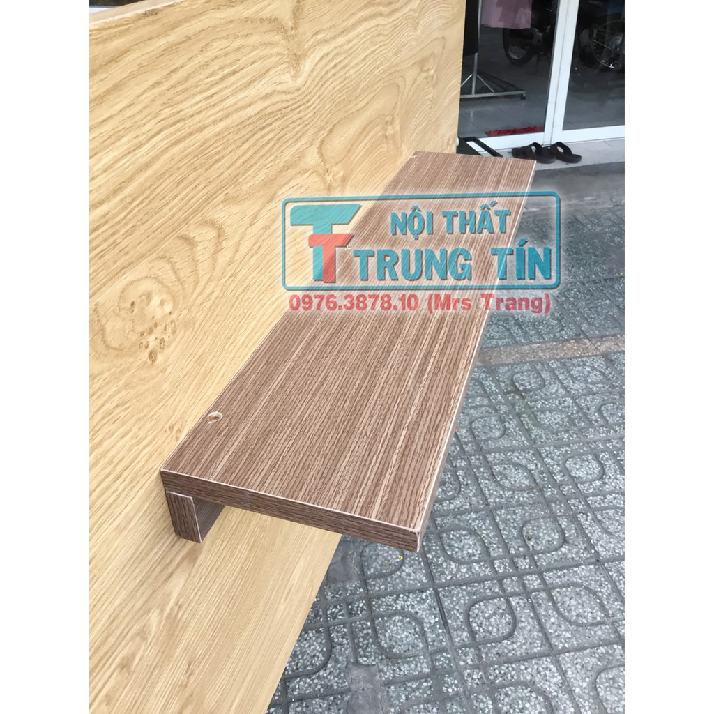 kệ gỗ treo tường ngang 1m x 2 thanh ngang