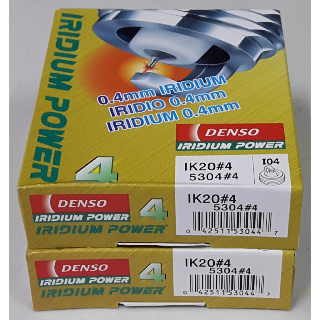 Bộ 3 Bugi ô tô DENSO JAPAN Iridium IK20 (Kia;Honda;Madza;Toyota;Mer;BMW;Audi;Chevrolet;Deawoo...) Made in USA.