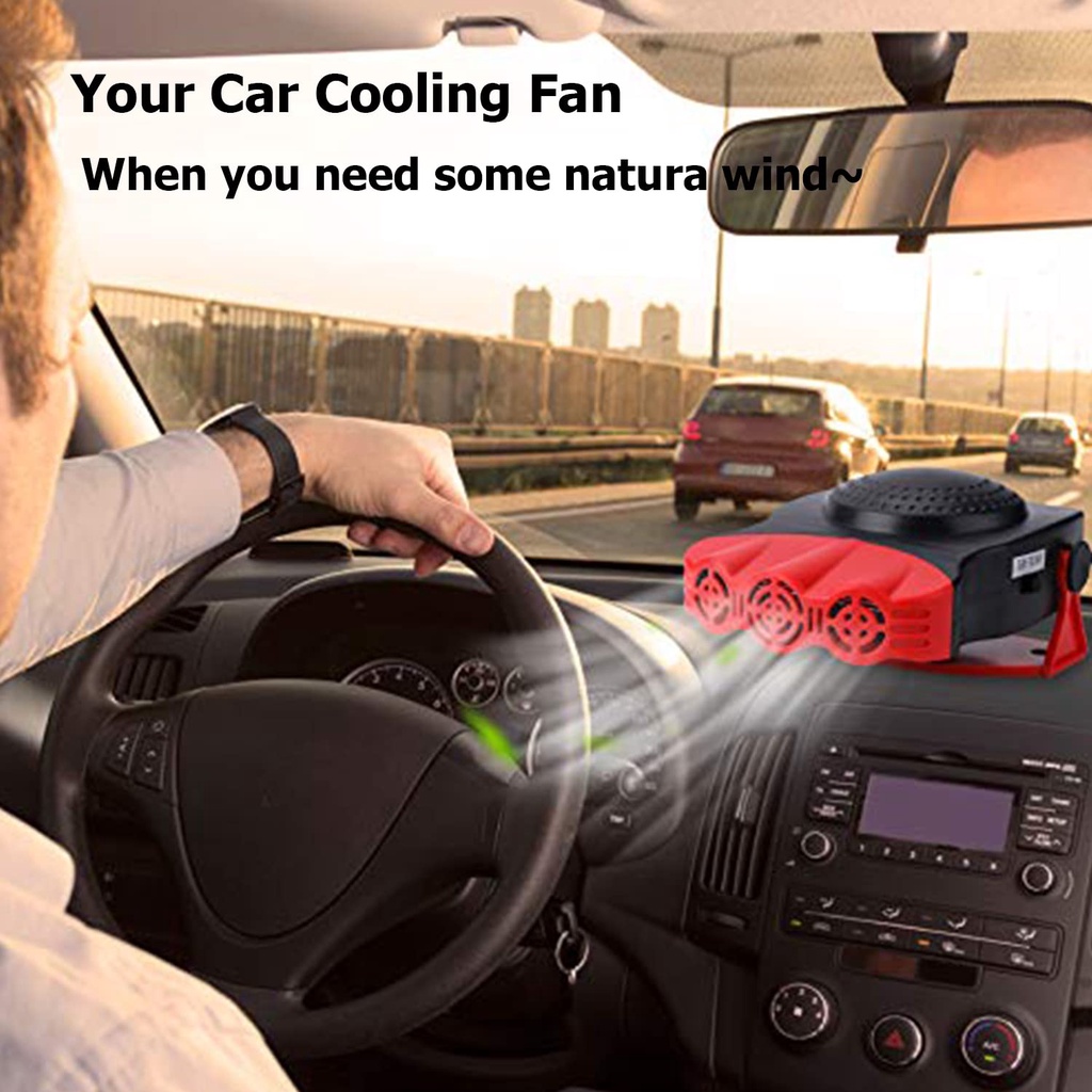 Máy Sưởi Quạt Gió Ngăn Sương Mù Đọng Kính Lái Ô Tô