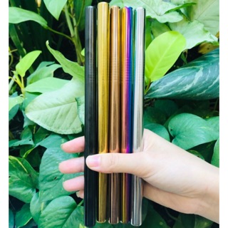ỐNG HÚT INOX TRÂN CHÂU SIZE LỚN (đủ màu)