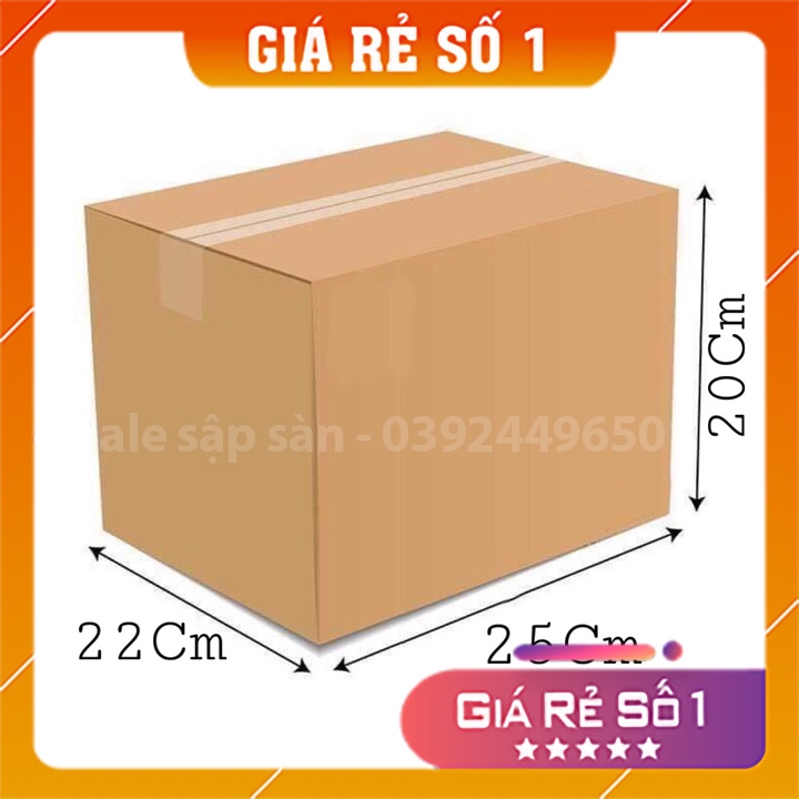 Hộp Carton 25x22x20 Thùng Giấy Đựng Hàng, Gói đồ cao cấp