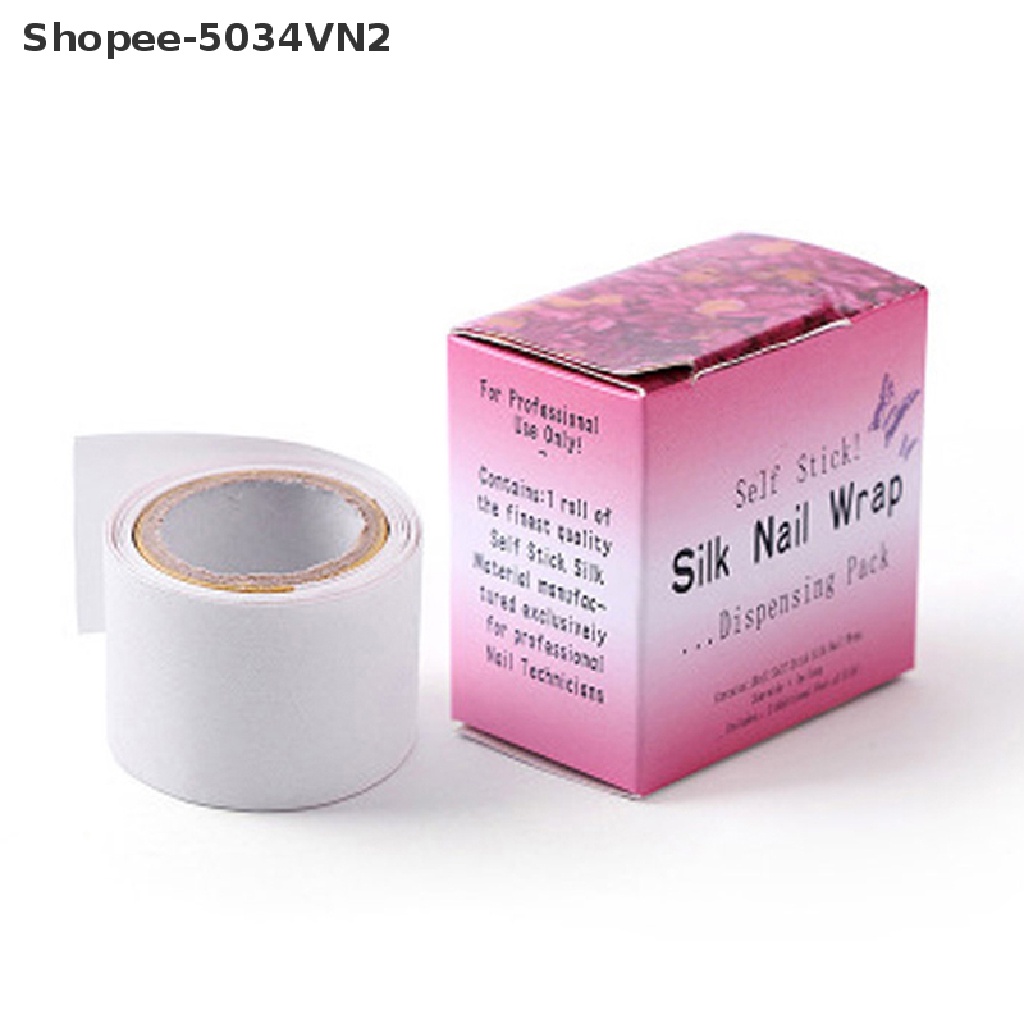 [Hàng mới về] Cuộn bọc sửa chữa móng tay bằng thủy tinh và lụa UV Gel cho tiệm làm móng 5034VN2