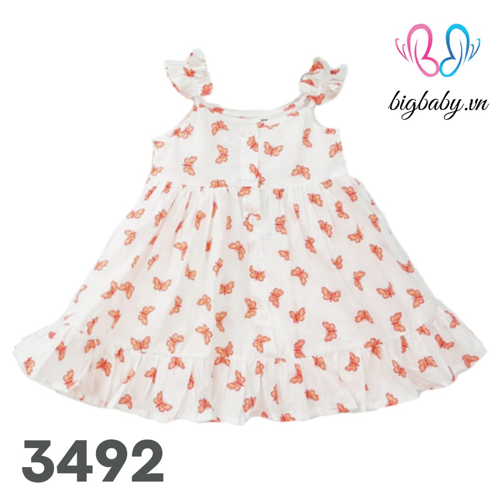 Đầm Bé Gái Oliriver Hai Dây Cho Bé Từ 11-33KG